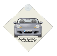 Porsche Boxster S 1997-2004 Car Window Hanging Sign